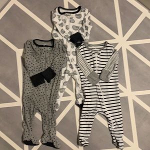 3-6 Months Cloud Island Hedgehog 3-pack sleeper